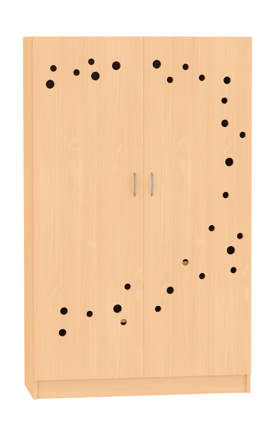 Deckenregal mit Tür, Breite 100 cm
