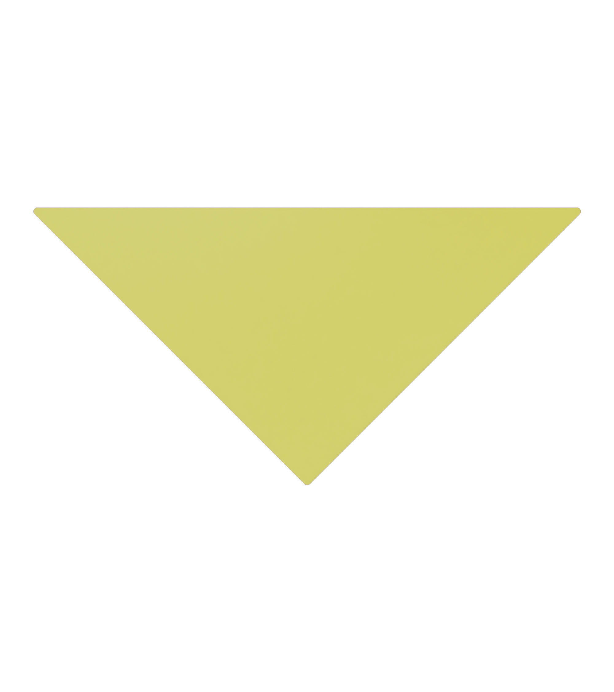 Tischplatte Dreieck klein