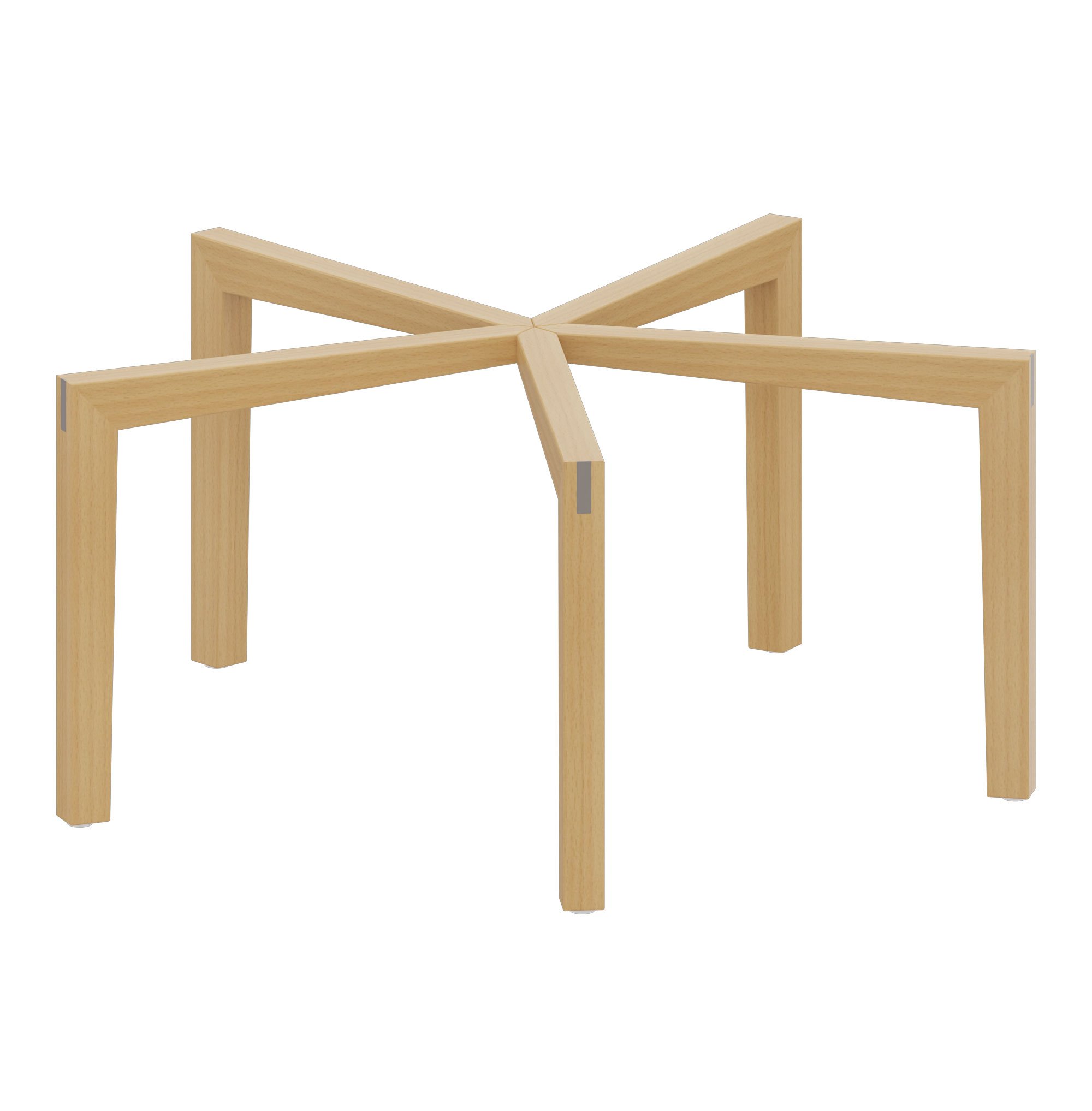 Doki-Tischbeine für Tischplatte ø 100 cm Krippe
