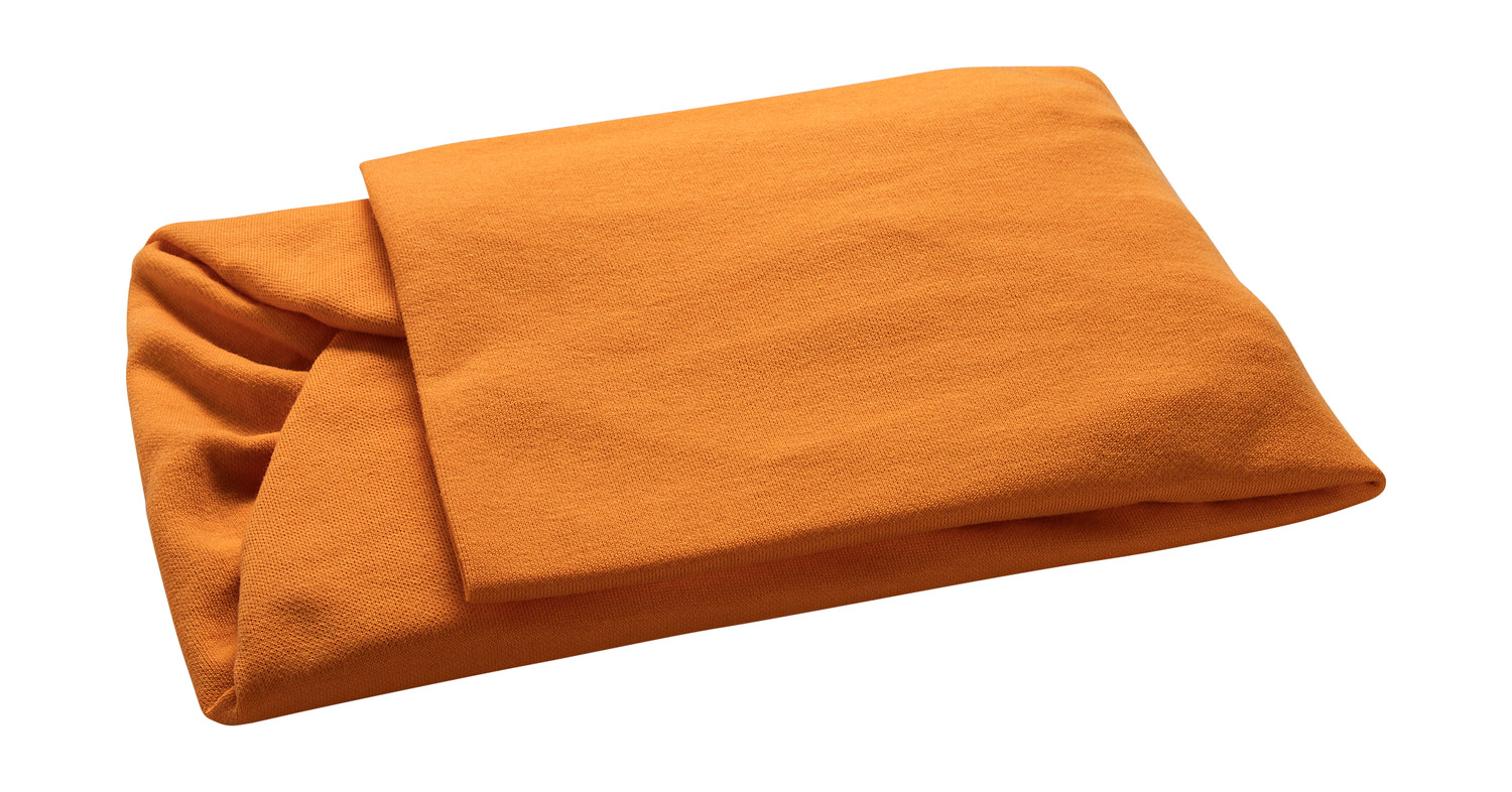 Spannbetttuch orange 100 x 50 cm