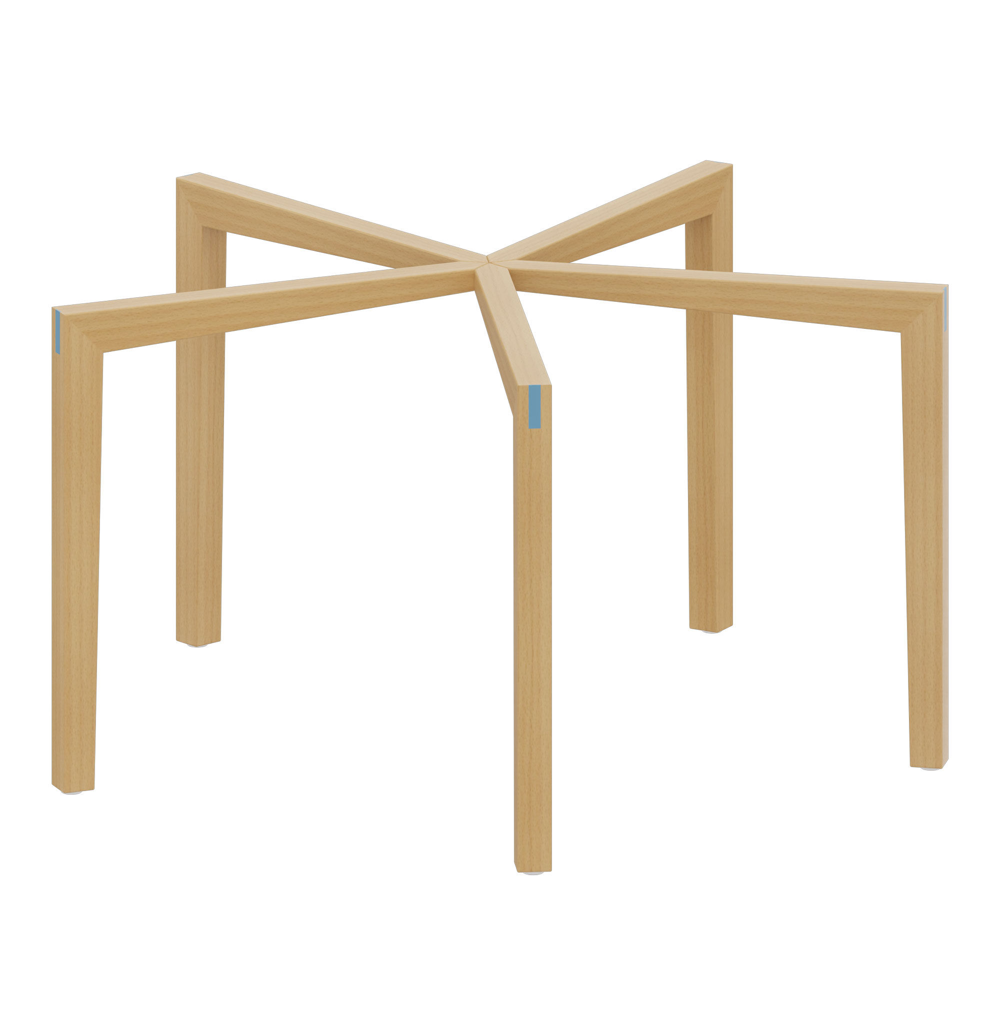 Doki-Tischbeine für Tischplatte ø 110 cm Kindergarten