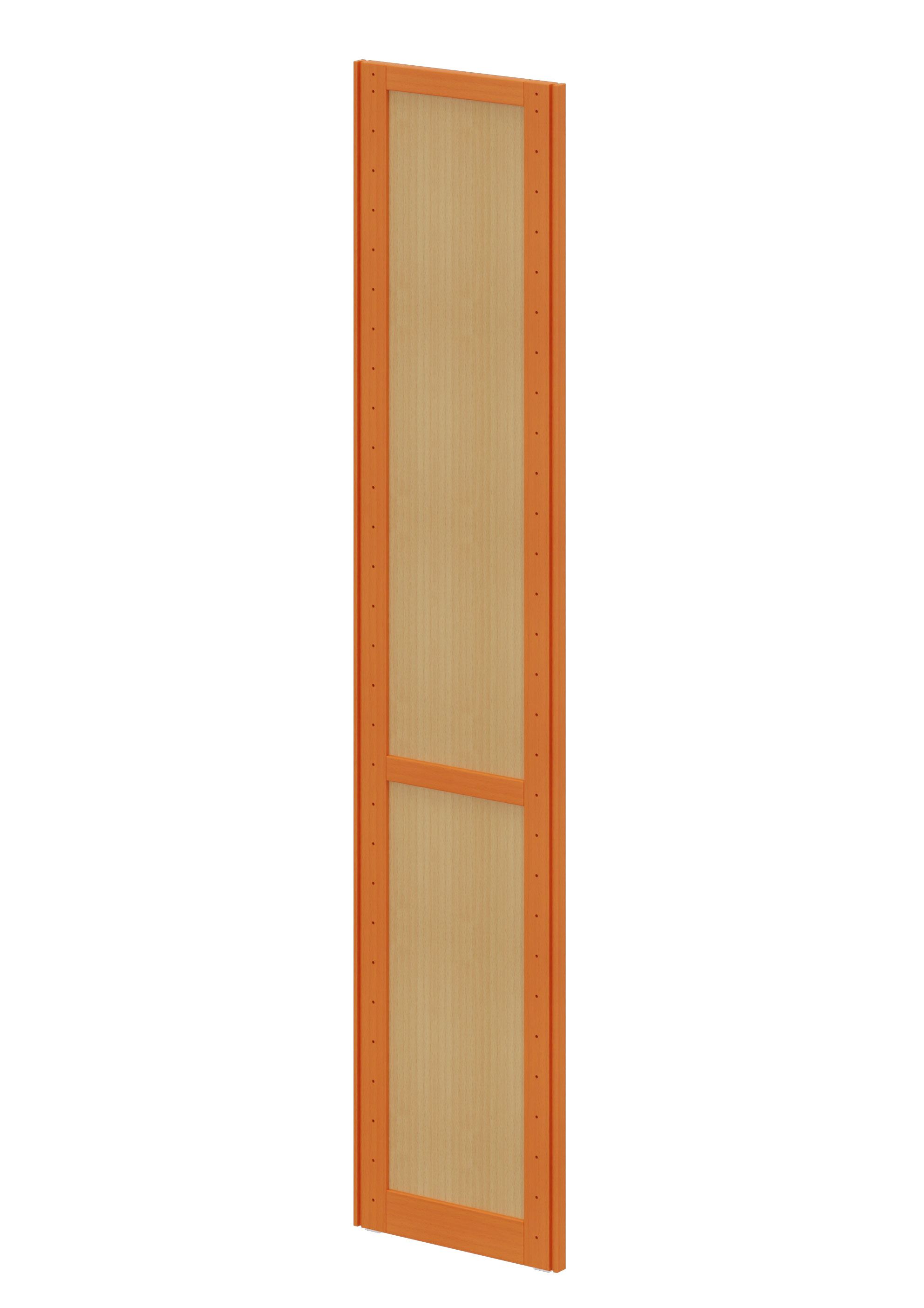 Rahmen, mit Holzfüllung orange